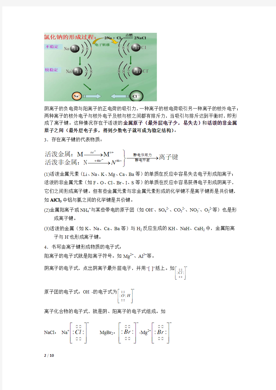 2018上海化学高考考纲解读——化学键和晶体