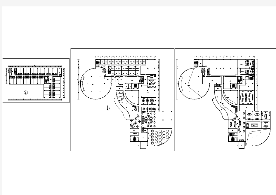 某大型酒店平面建筑设计方案(全套)