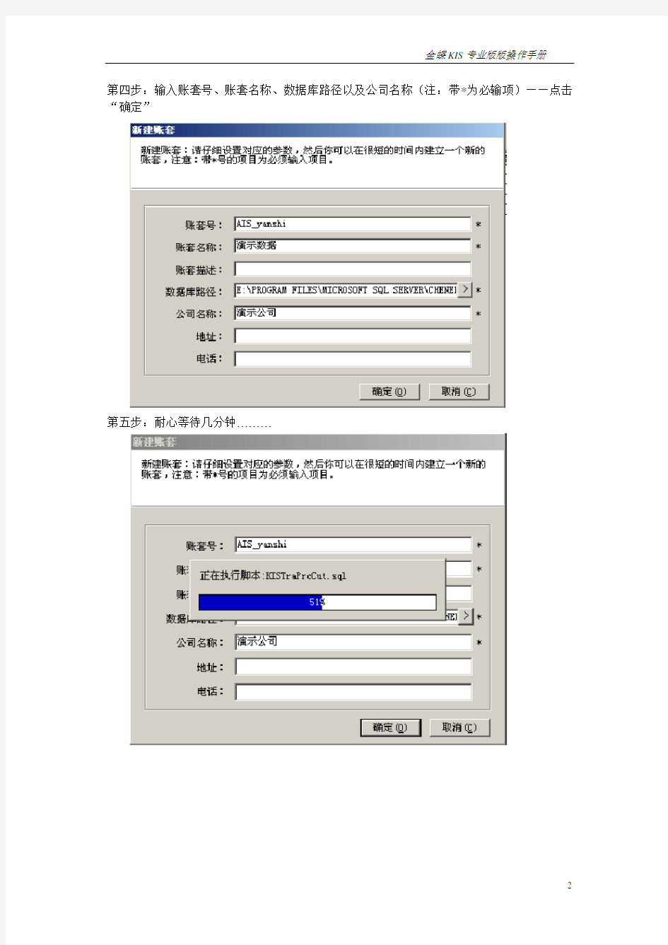 金蝶KIS专业版操作手册