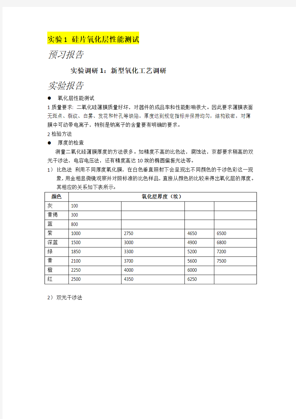 微电子参考实验报告1-9