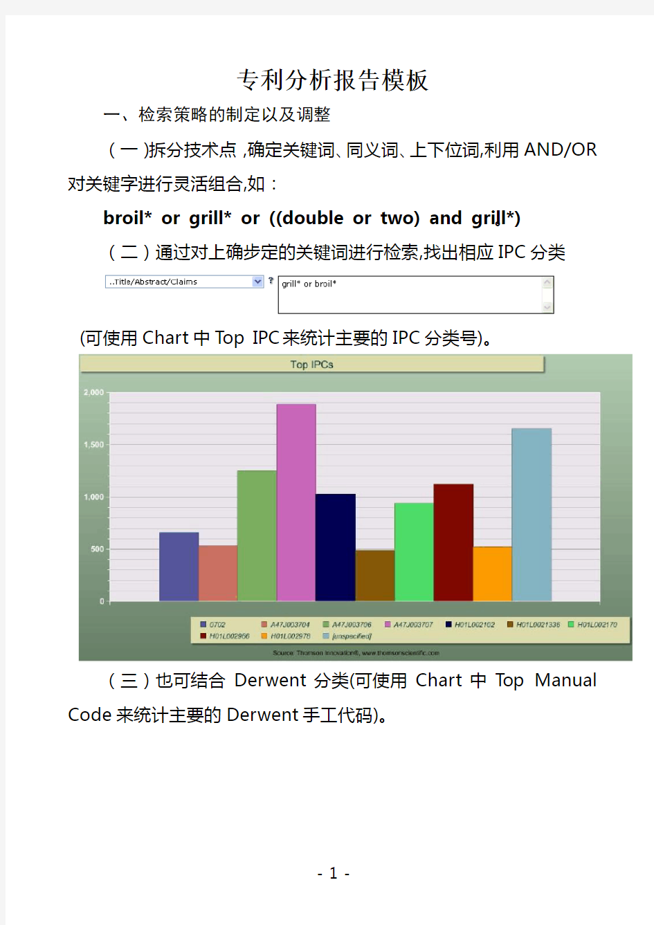 2020年整理专利分析报告模板.doc