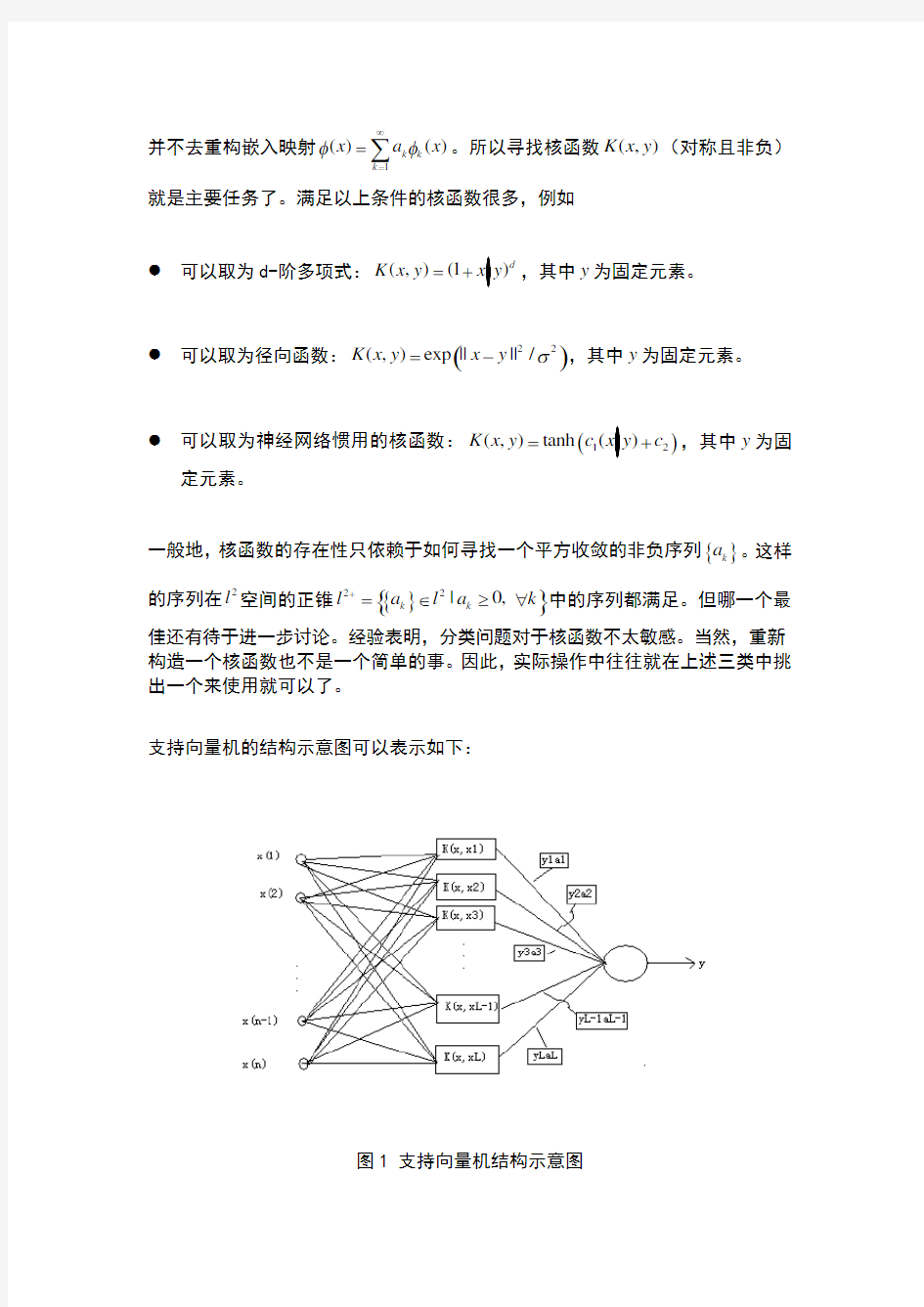 支持向量机及支持向量回归简介