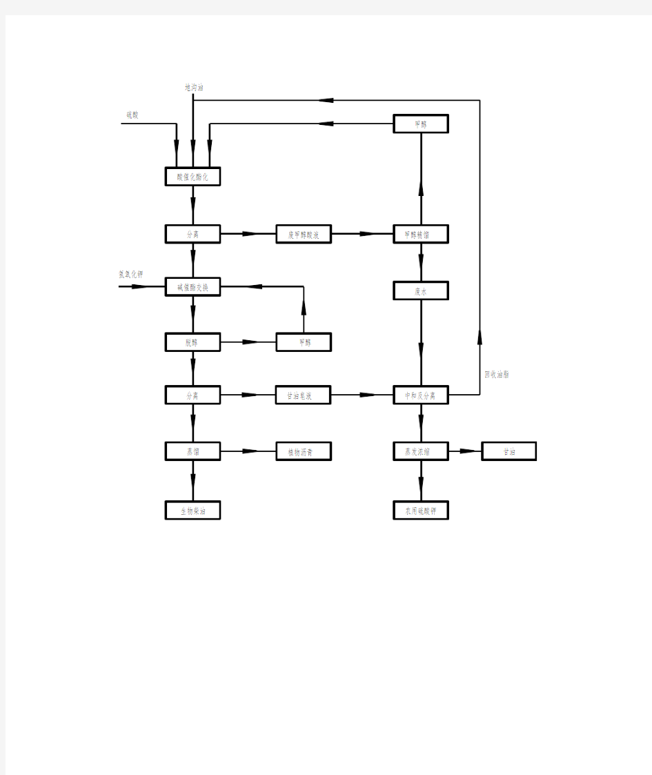 第一代生物柴油工艺概述