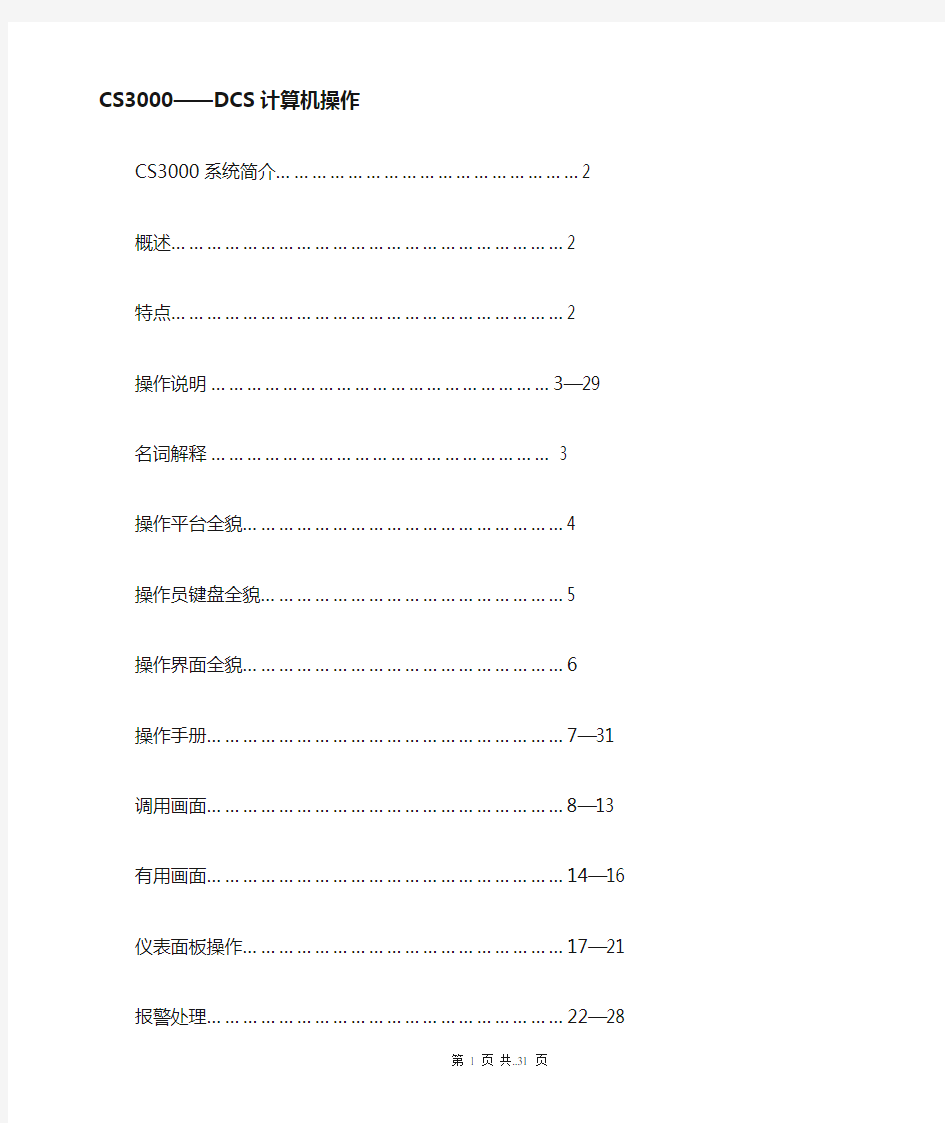 CS3000中文手册