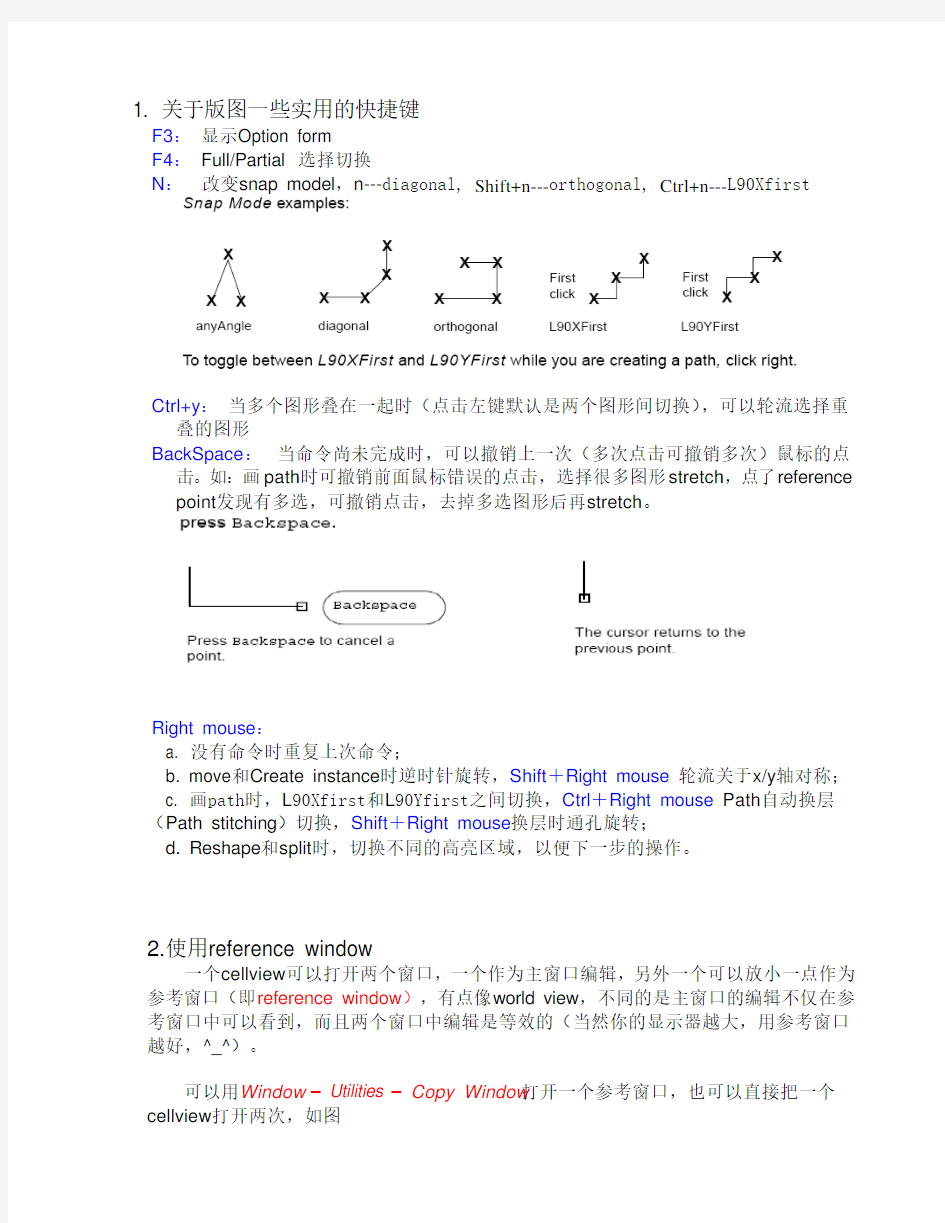 关于Cadence virtuoso的一些实用技巧