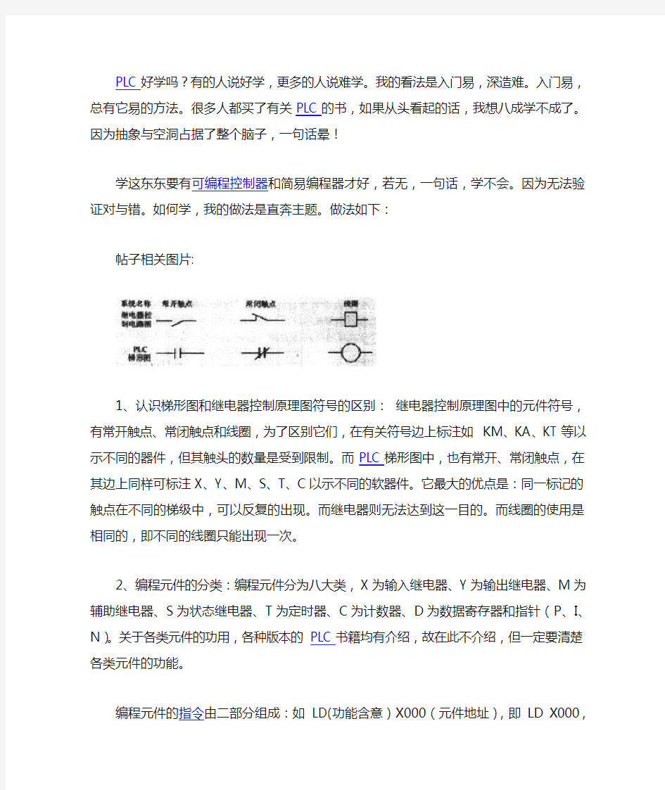 学习PLC的基础