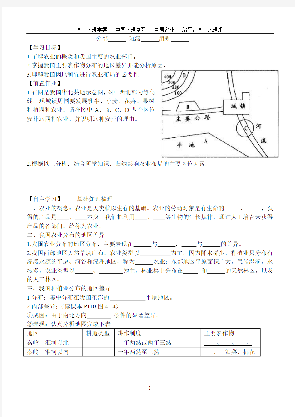 中国农业学案