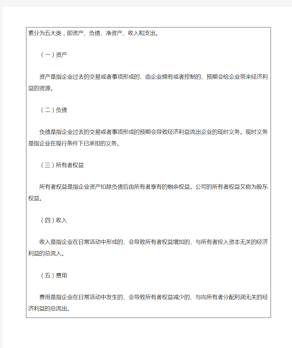 初级会计实务第一章重点内容