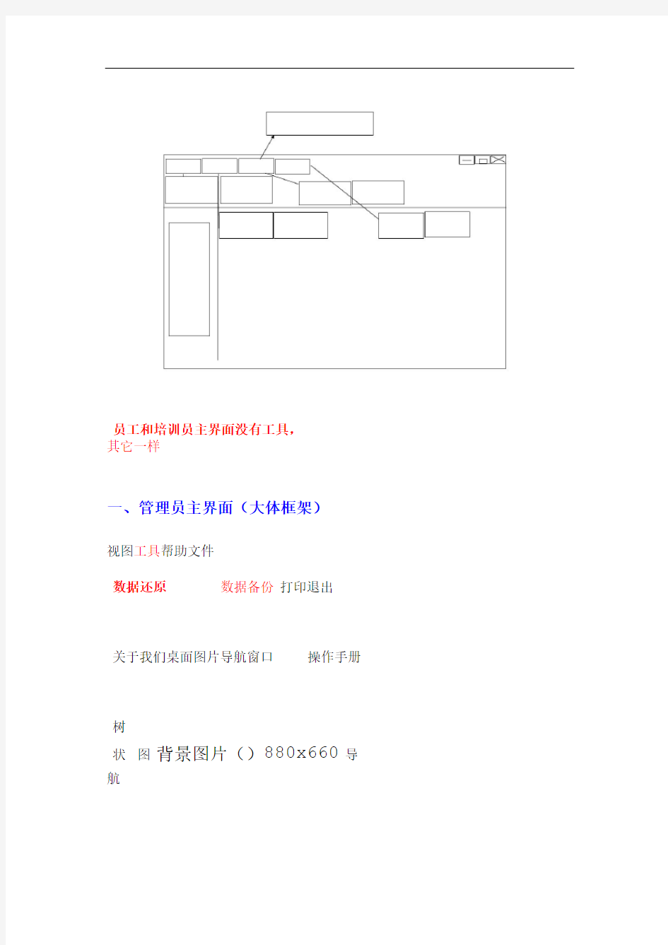 公司人员管理系统界面设计