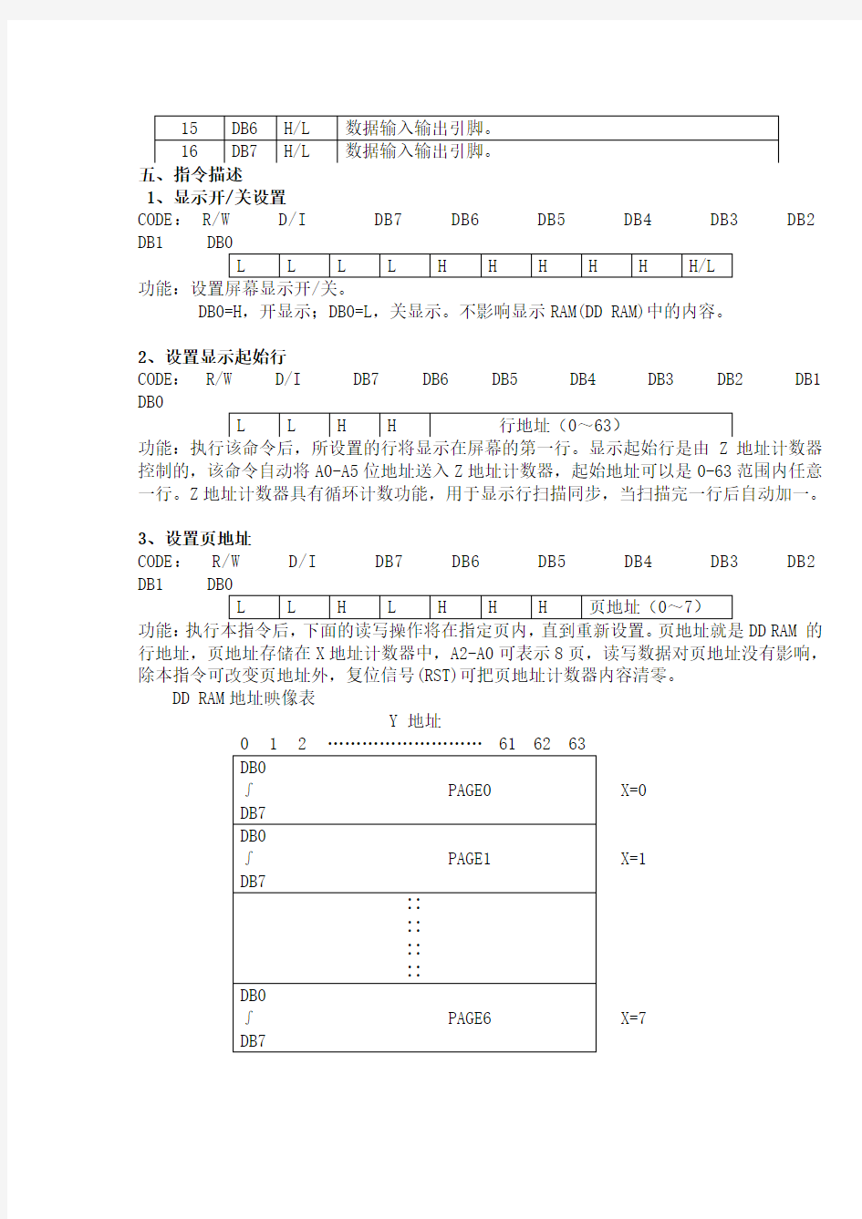 LCD12864液晶显示原理电路图程序