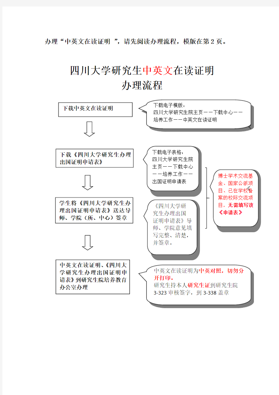 四川大学在读证明模板