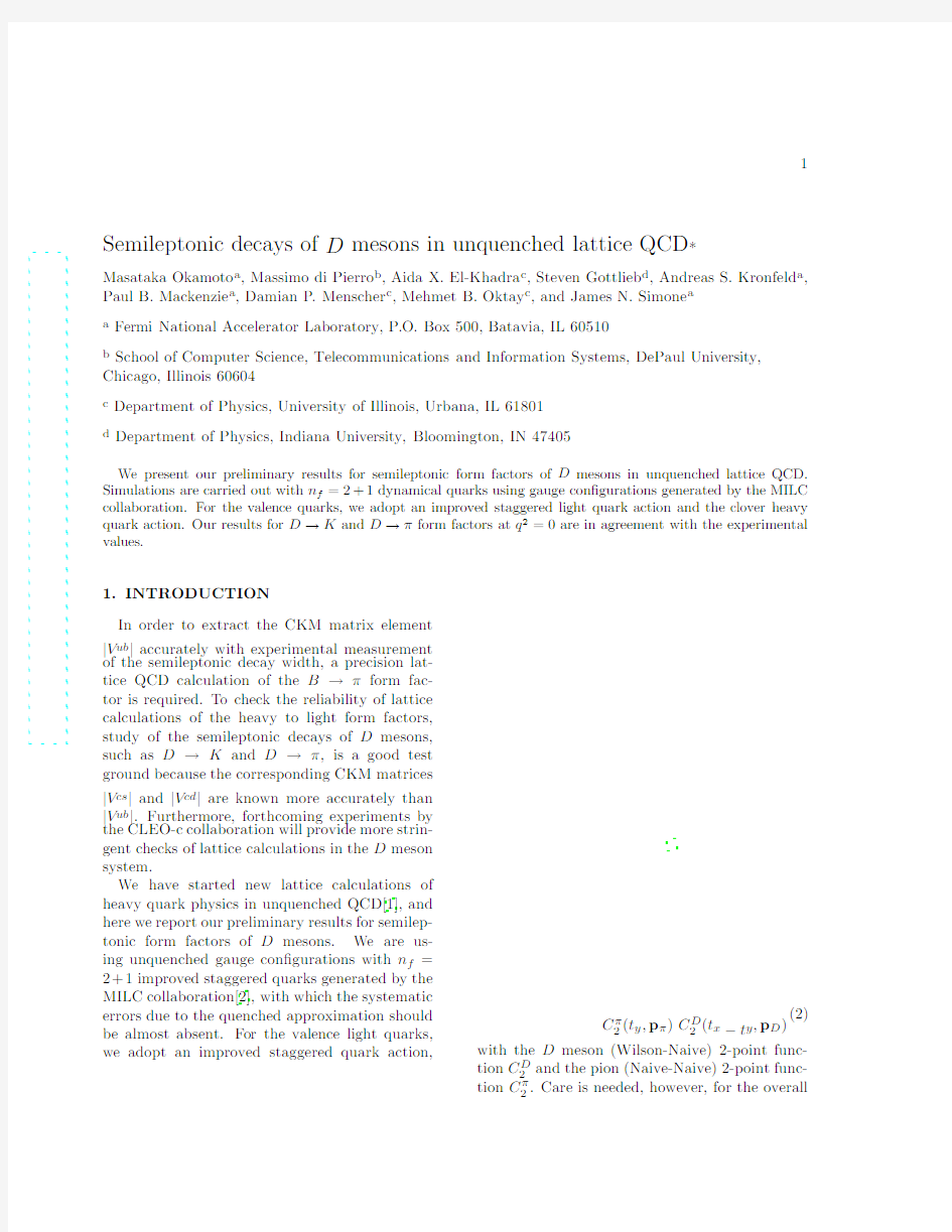 Semileptonic decays of $D$ mesons in unquenched lattice QCD