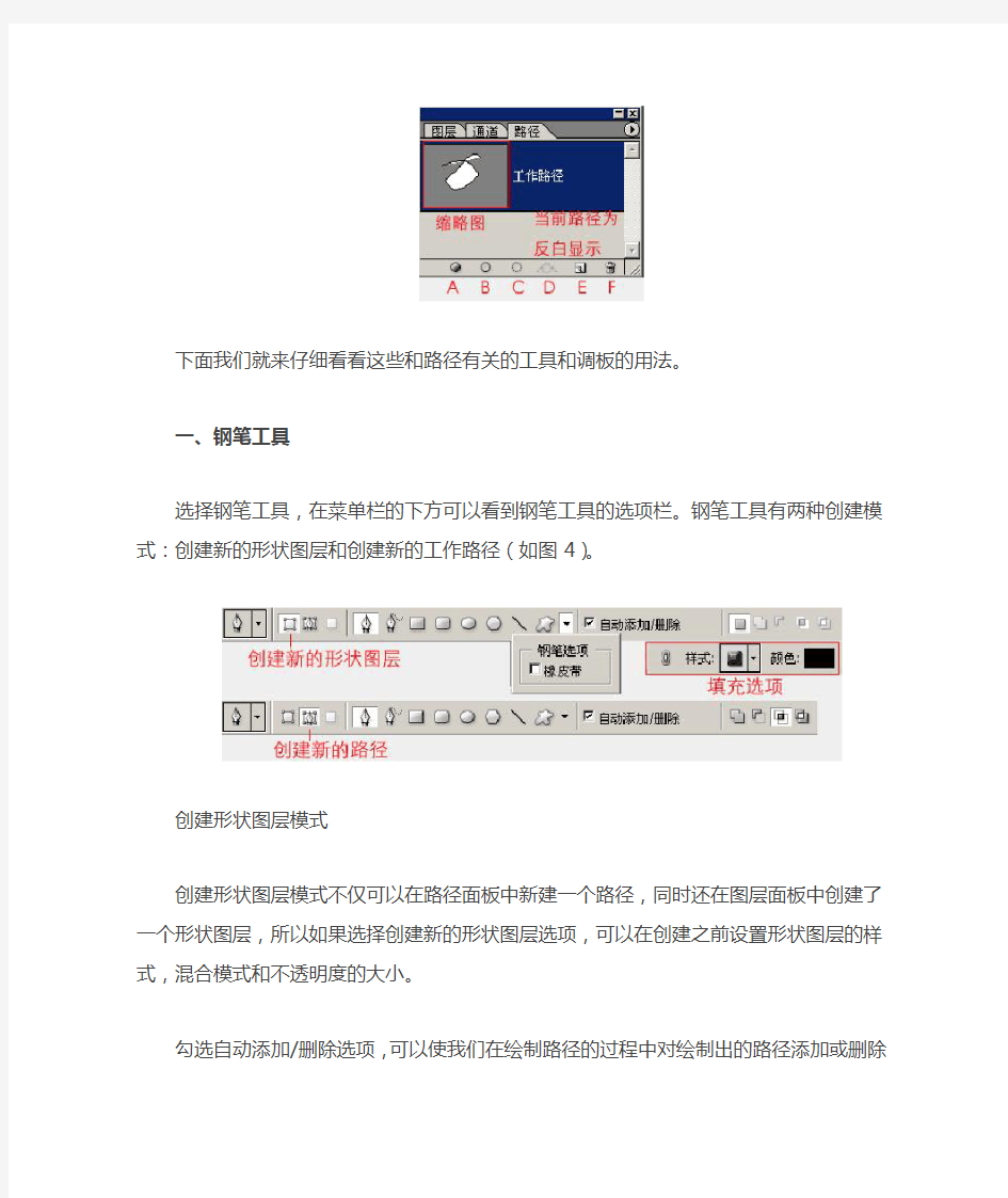 详解PS钢笔工具的使用技巧