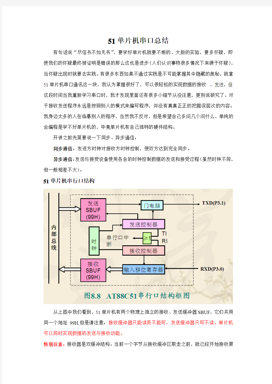 单片机串口总结