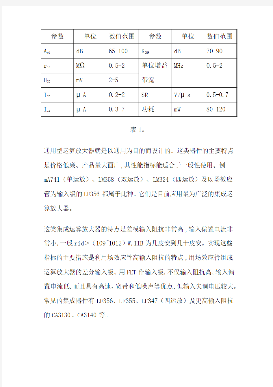 模拟电路之集成电路论文