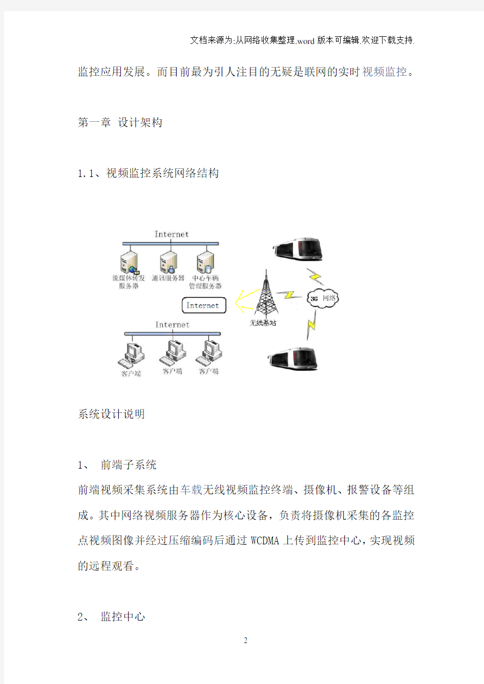 长途客车监控系统