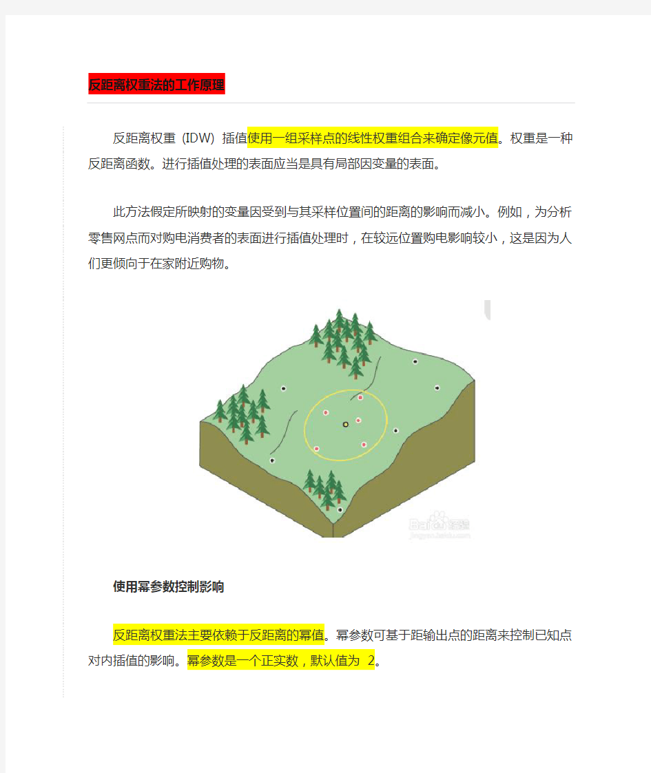 arcgis中七种插值方法的对比分析