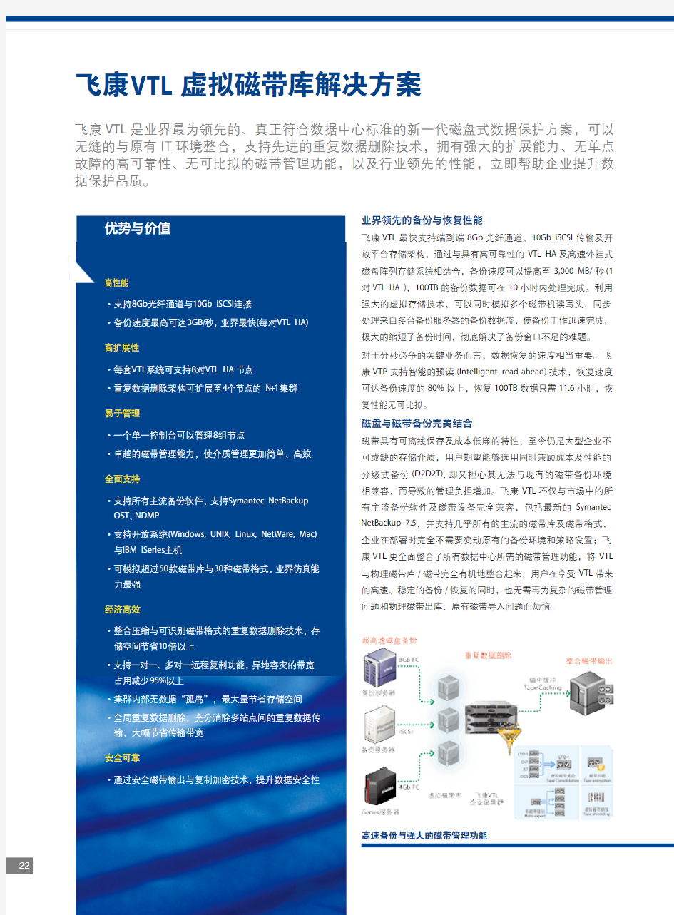 飞康VTL虚拟磁带库解决方