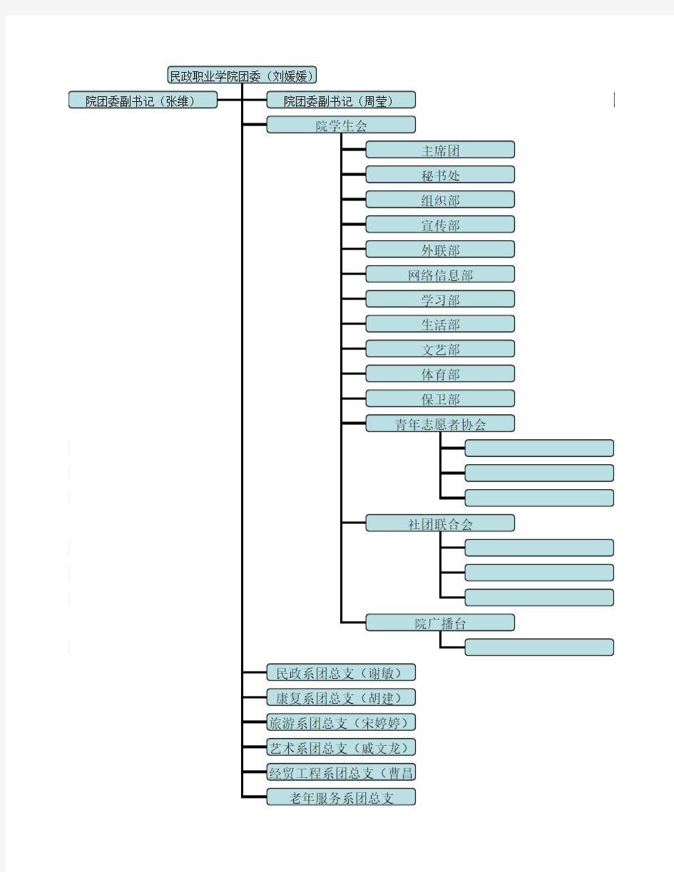 院团委组织结构图