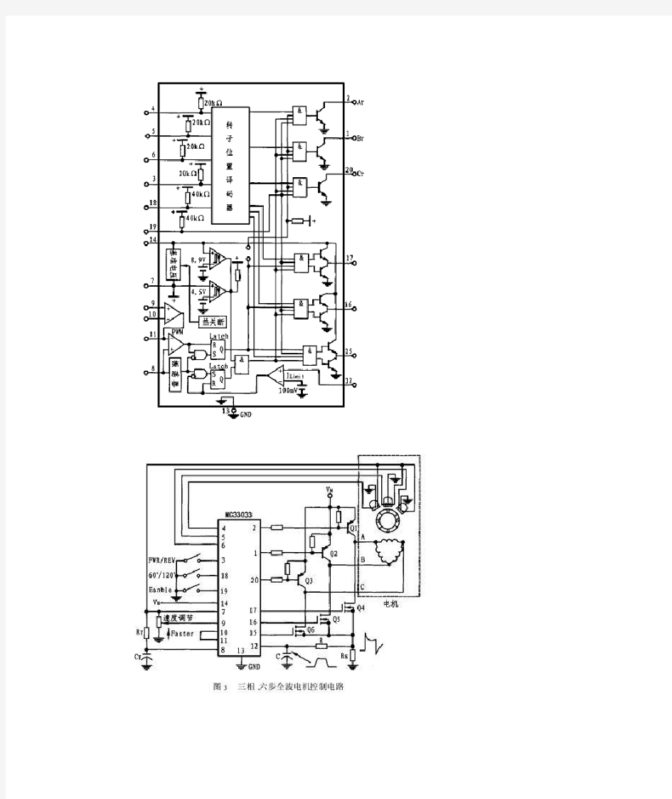 电动车无刷控制器原理图(mc33033)