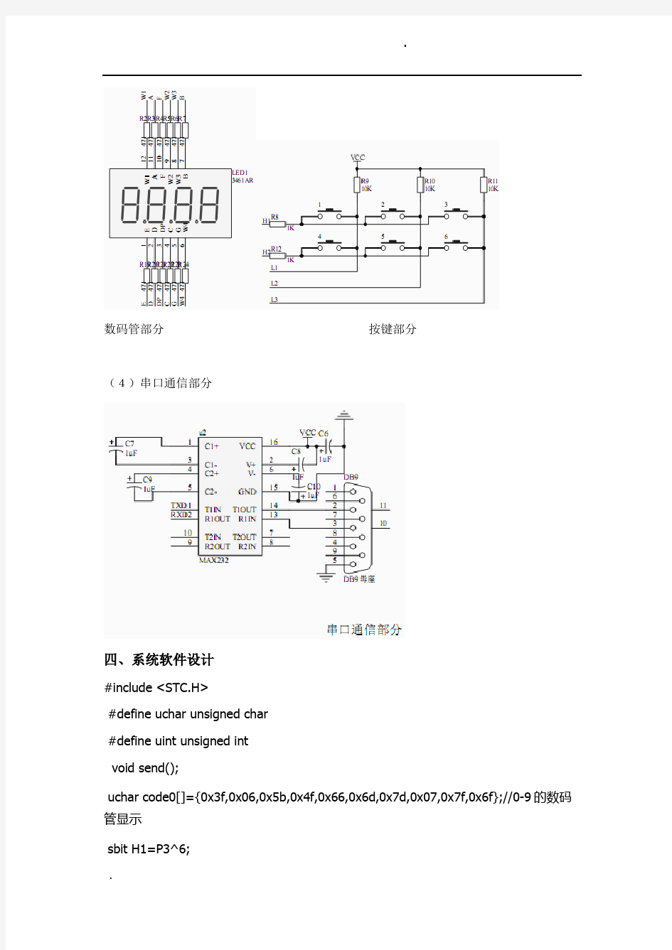 串口通信实验报告