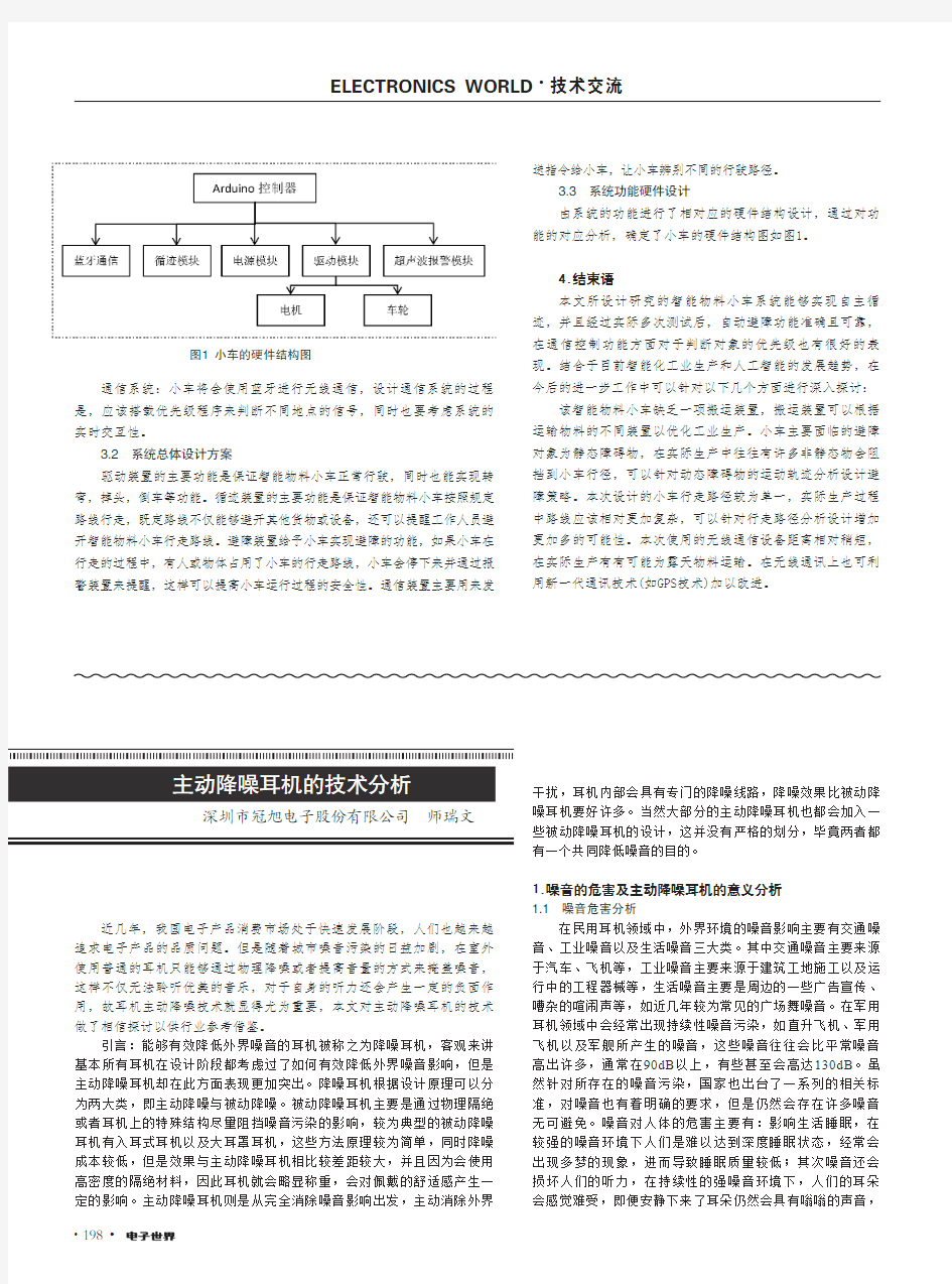 主动降噪耳机的技术分析