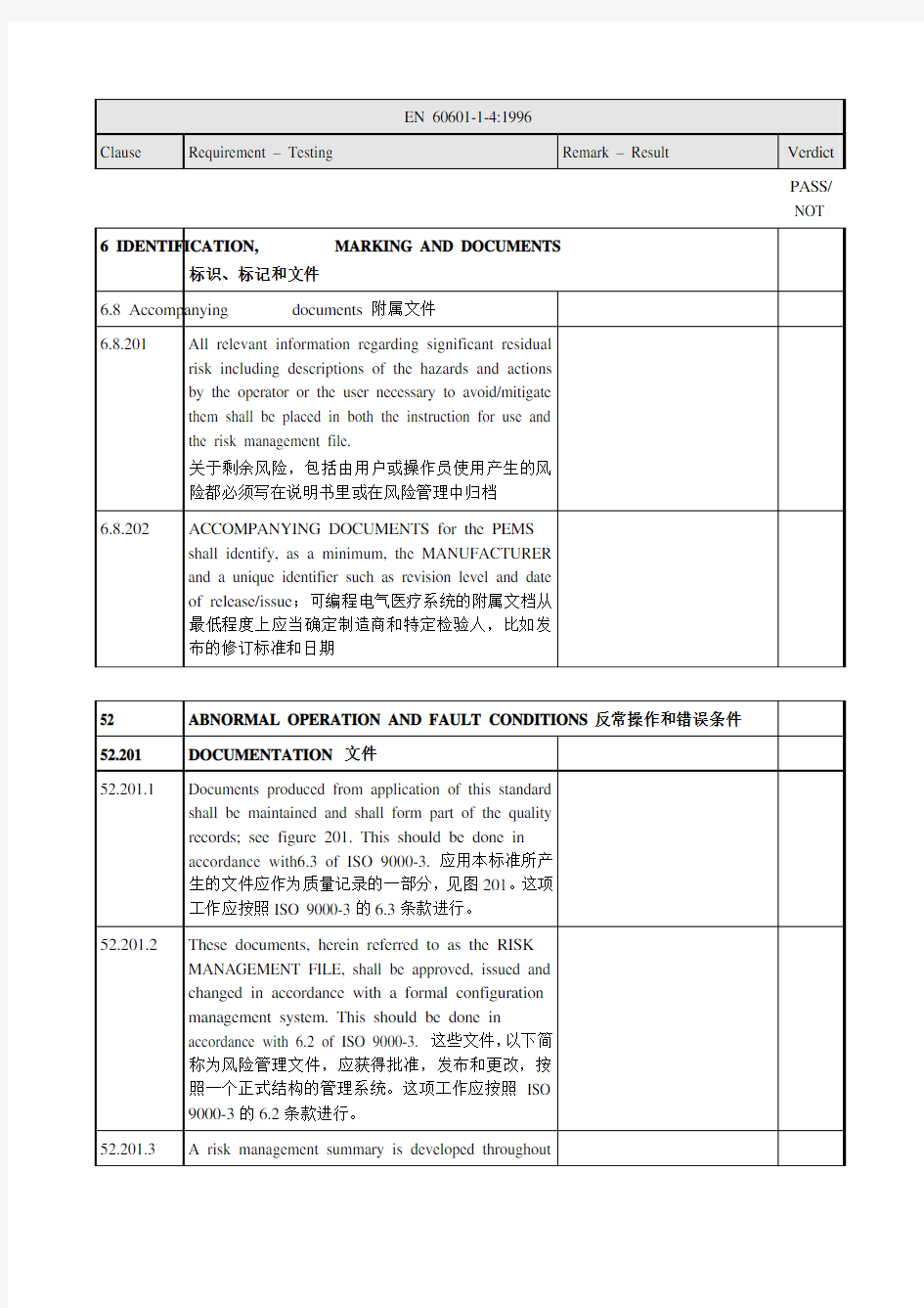 EN 60601-1-4-1996 标准检测