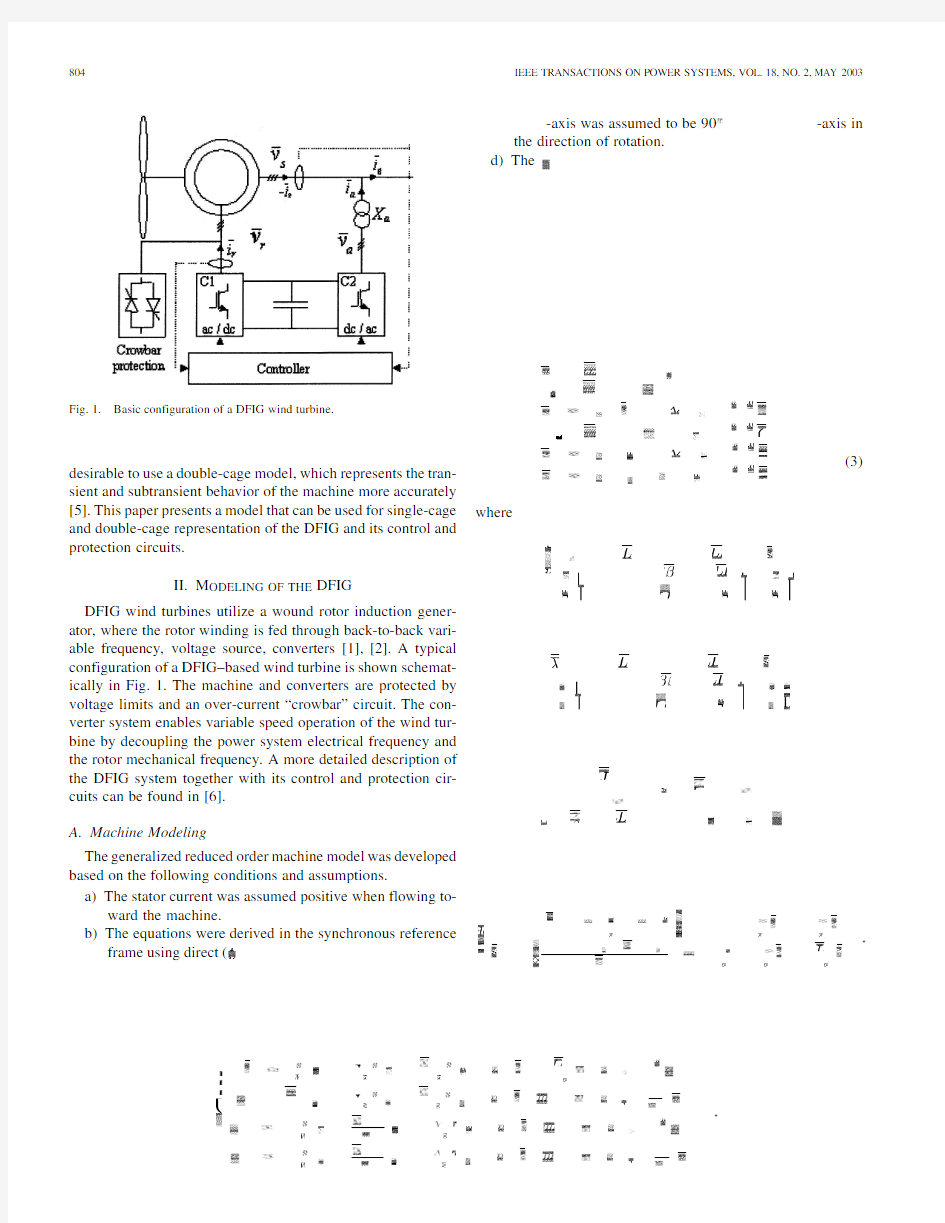 Dynamic Modeling of Doubly Fed Induction