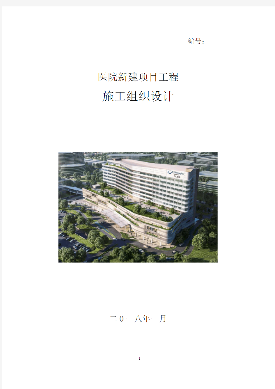 医院新建项目工程施工组织设计