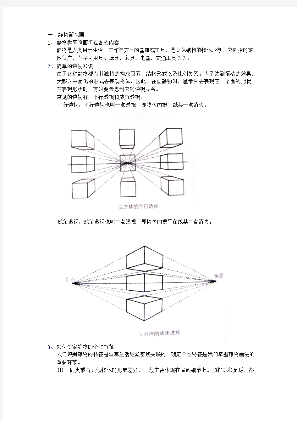 静物简笔画