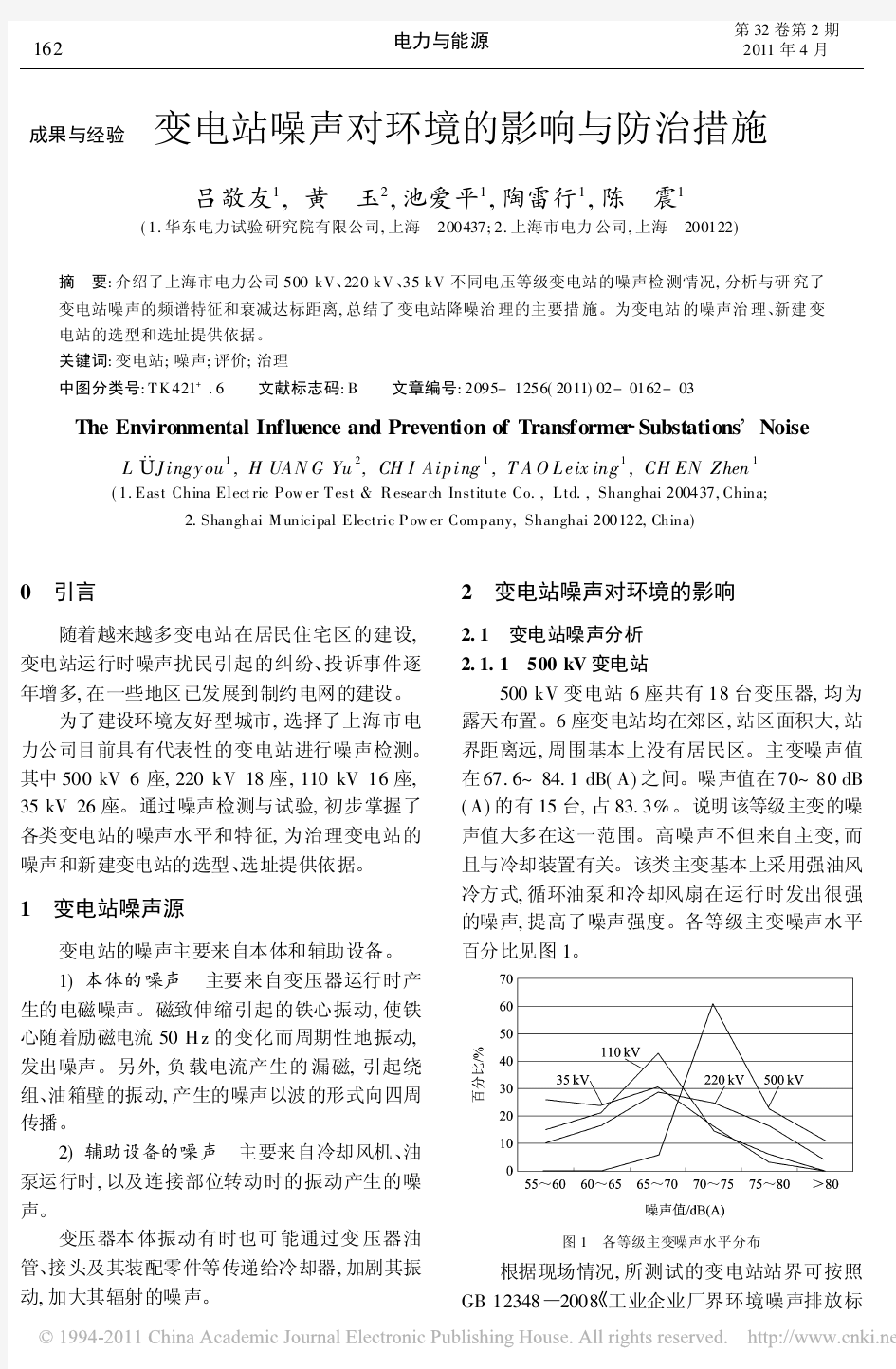 变电站噪声对环境的影响与防治措施