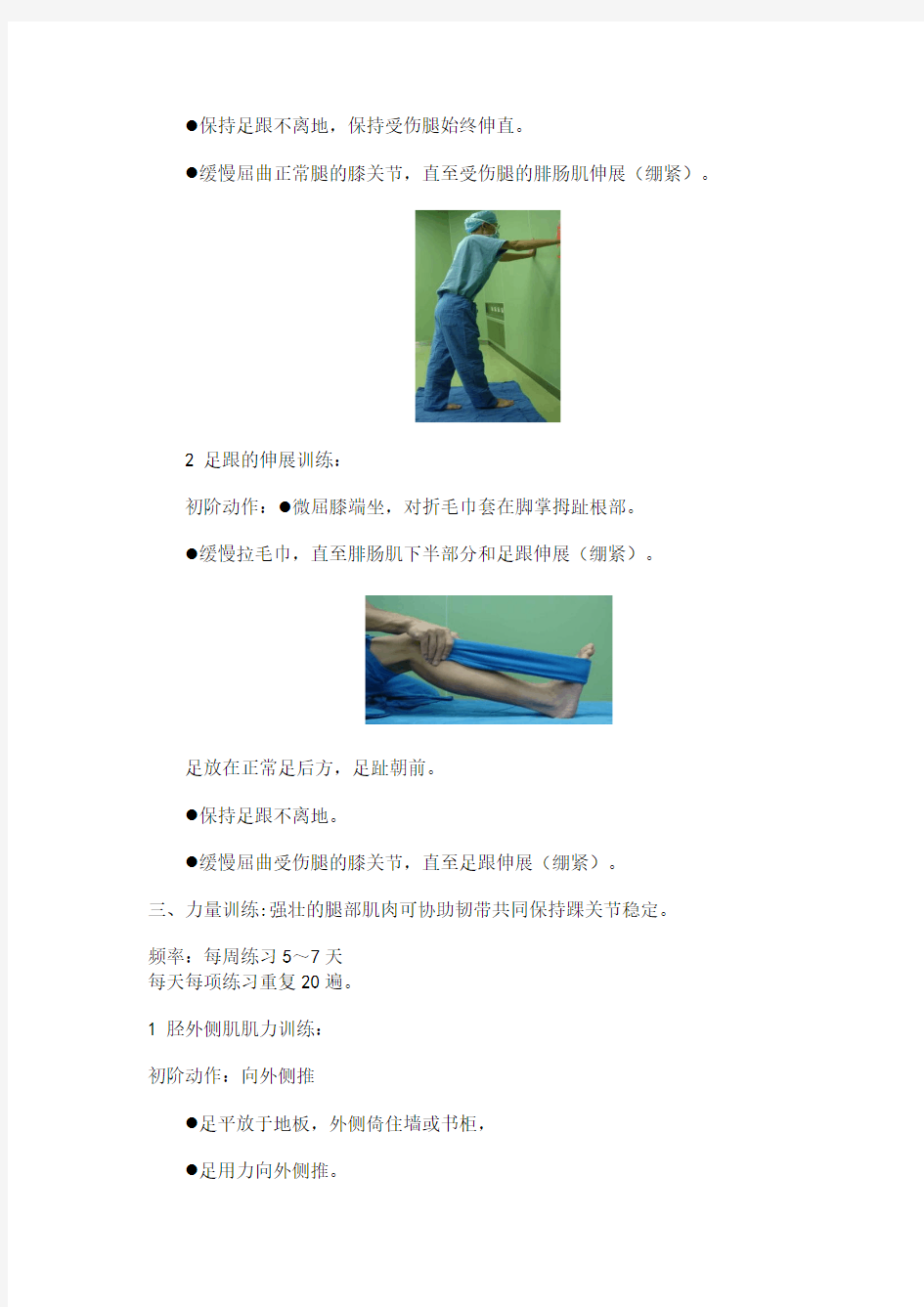踝关节恢复训练 (1)