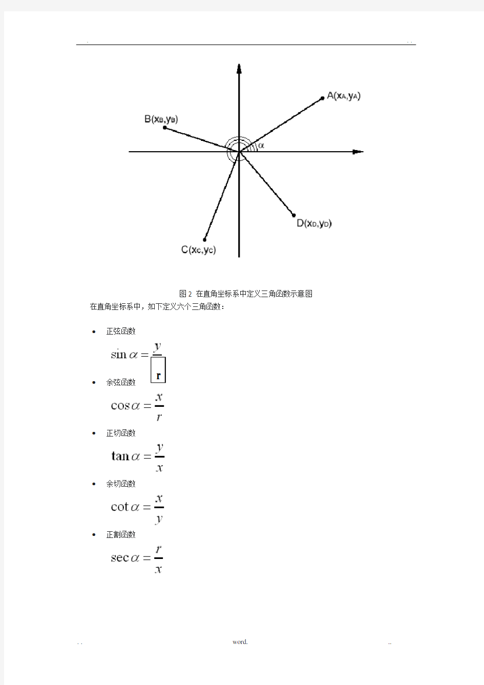 三角函数公式大全(很详细)