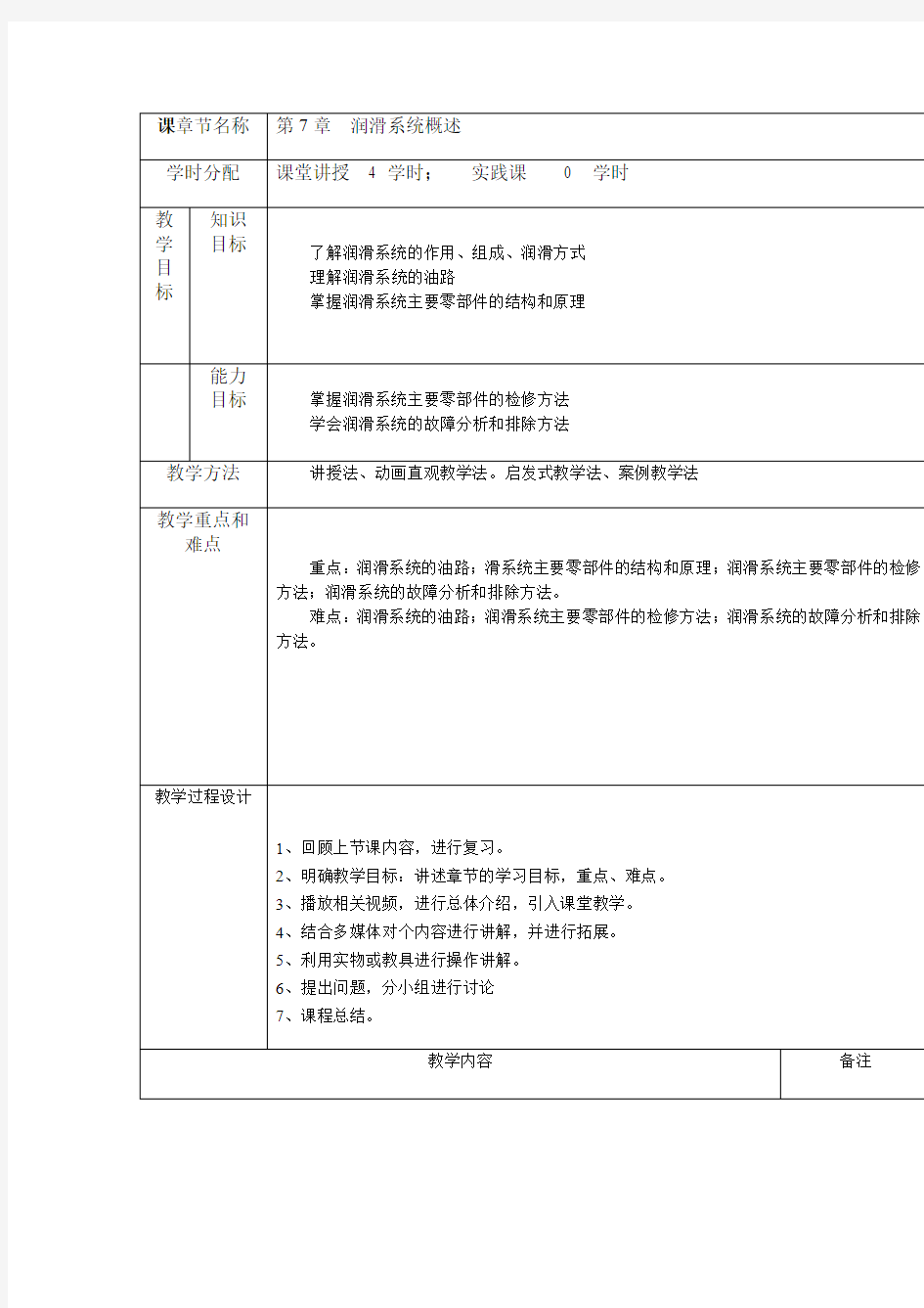 第7章  发动机润滑系统概述