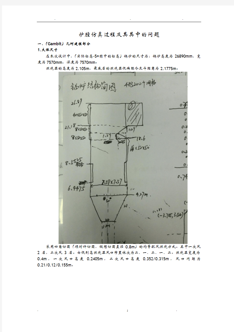 fluent炉膛仿真教程文档