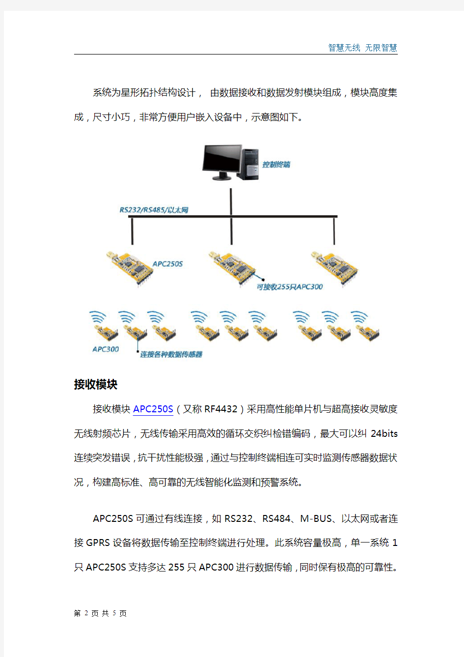 电池供电433MHz无线数据采集解决方案