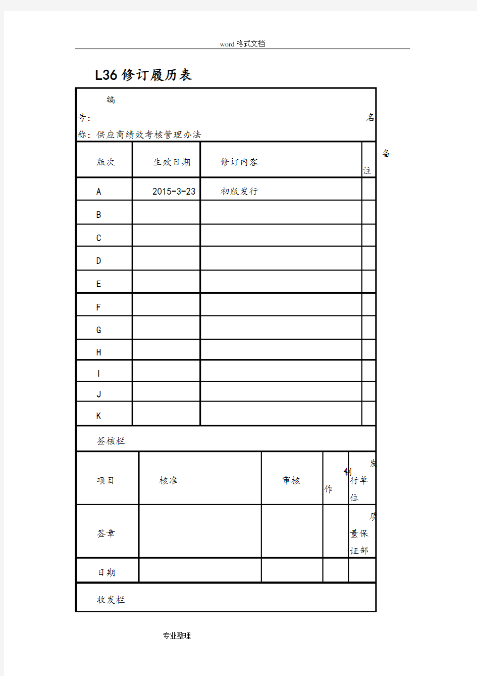 供应商绩效考核管理办法