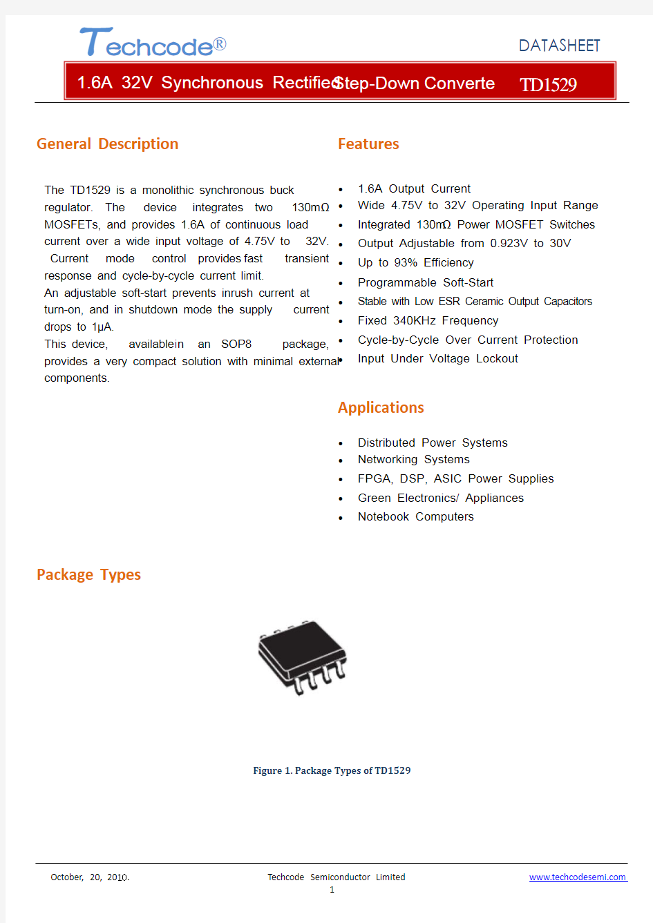 TD1529开关电源芯片最新设计手册