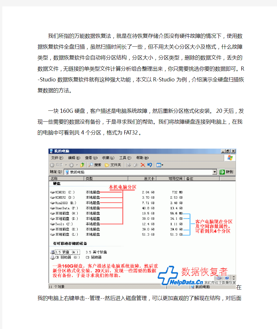 使用R-Studio万能通用数据恢复法图文教程