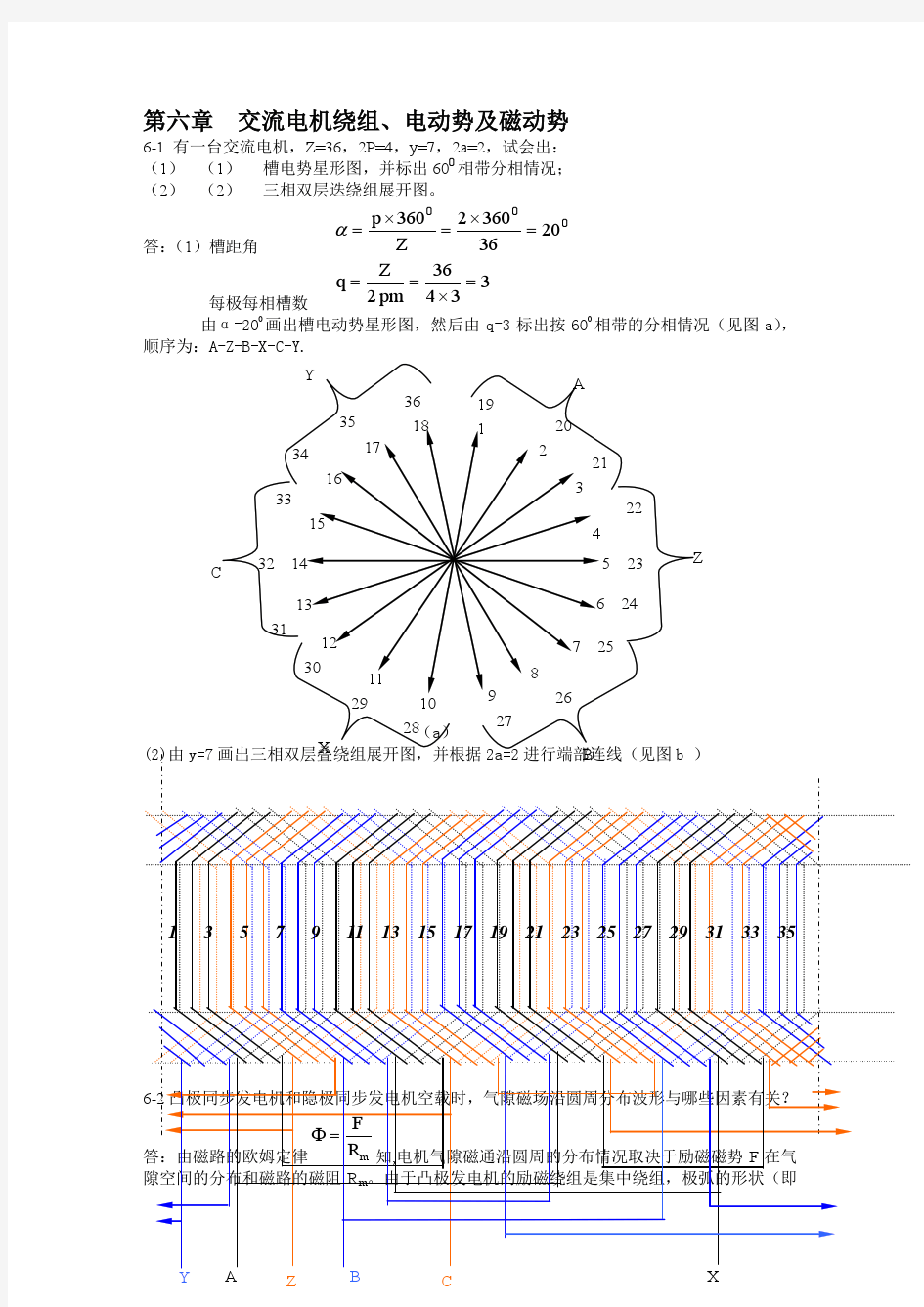 第六章__交流电机绕组