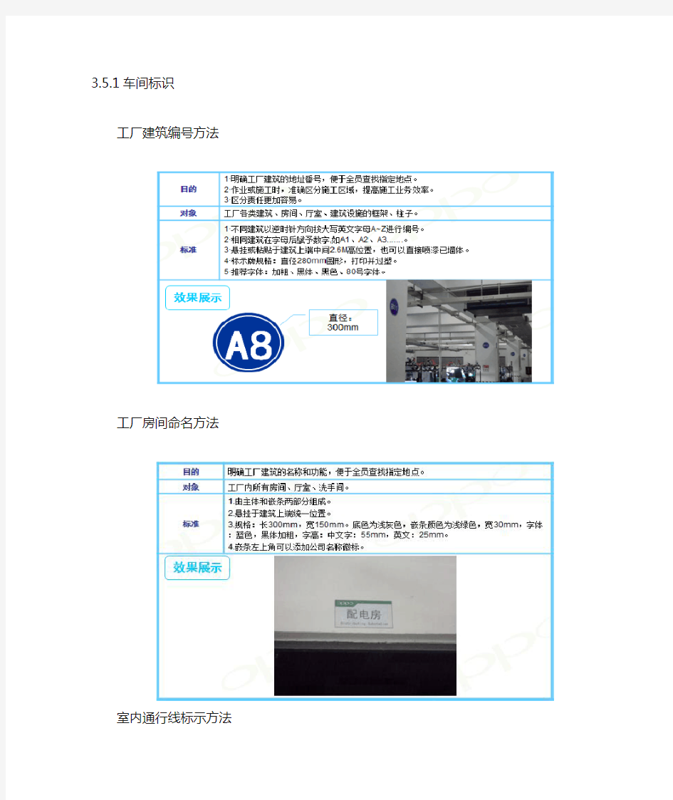 目视化管理案例(