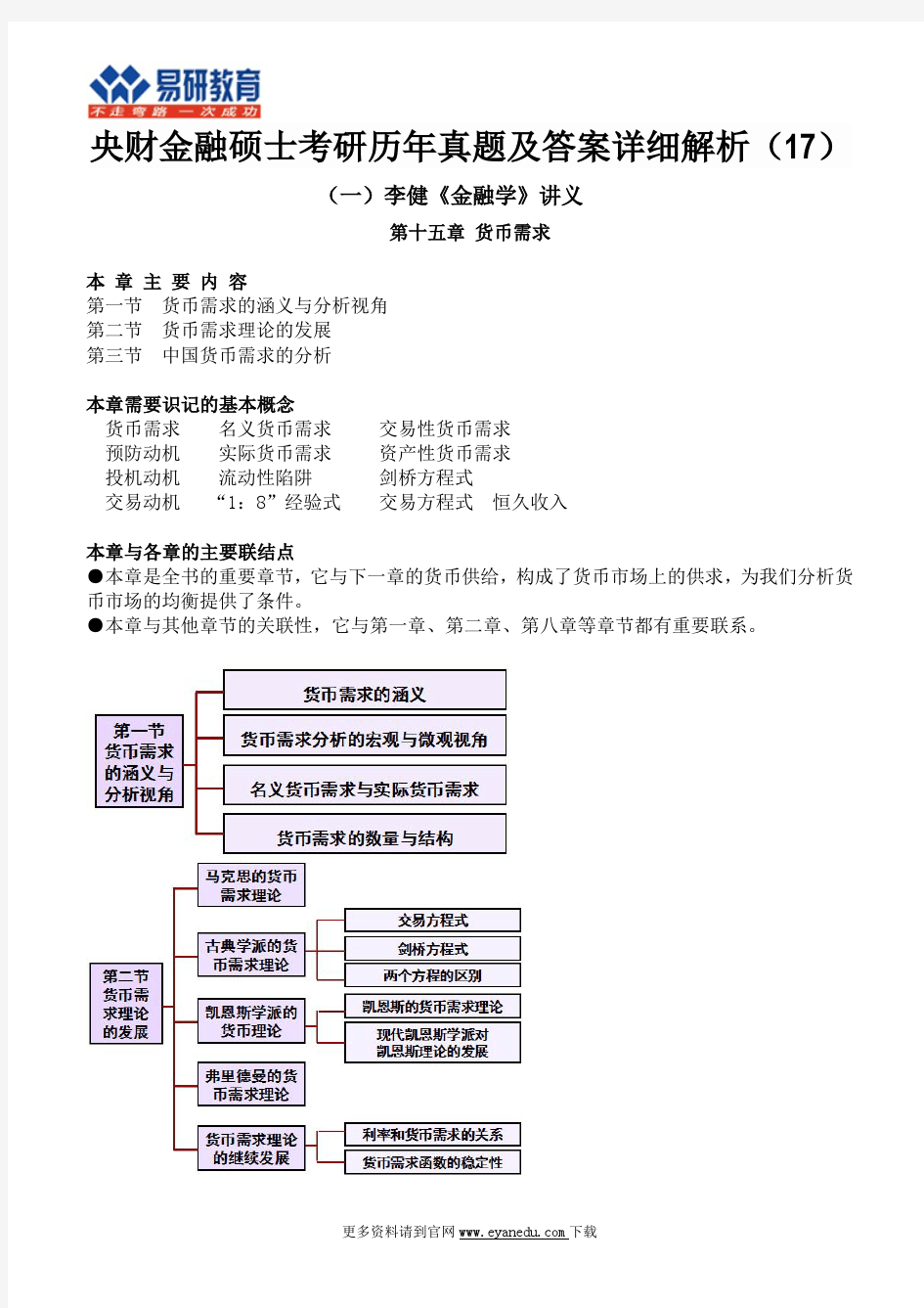 央财金融硕士考研历年真题及答案详细解析(17)