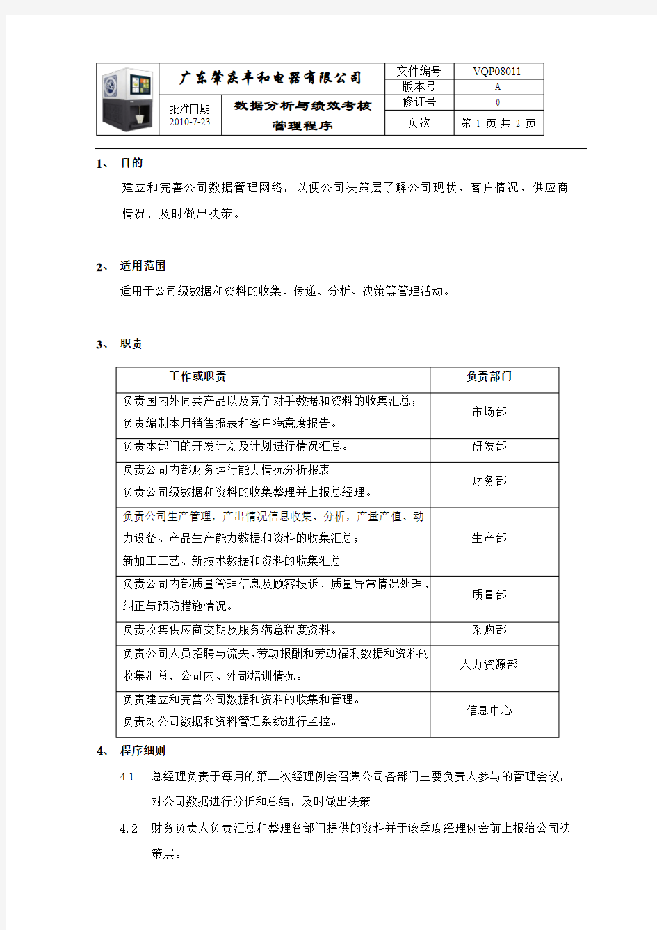 数据分析与绩效考核管理程序