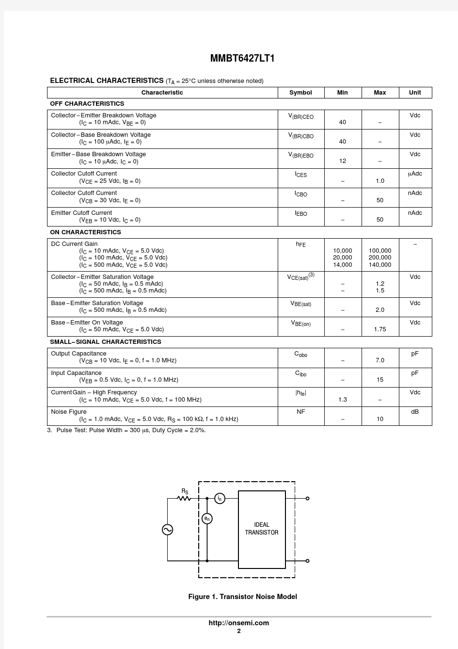 MMBT6427LT1G中文资料