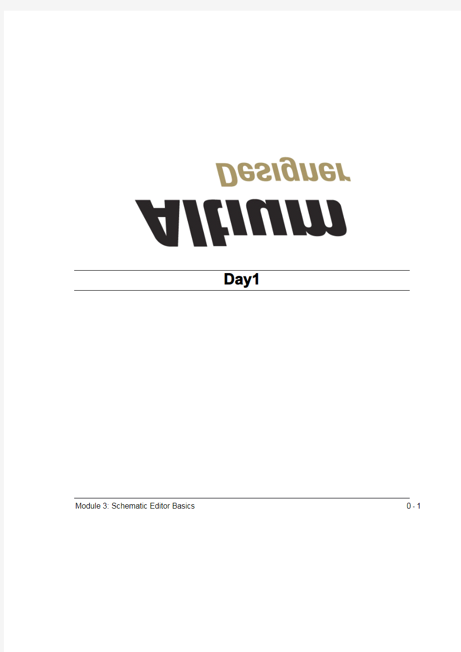Altium Designer Winter 09 教程 (PDF版)