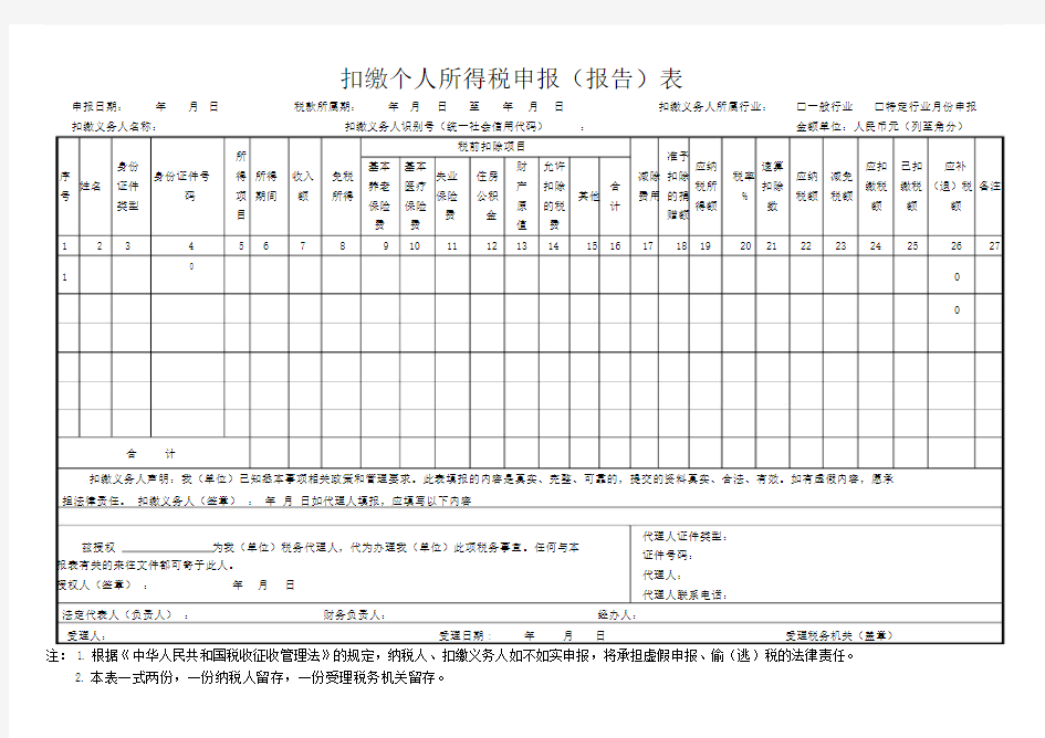 个人所得税申报表.doc