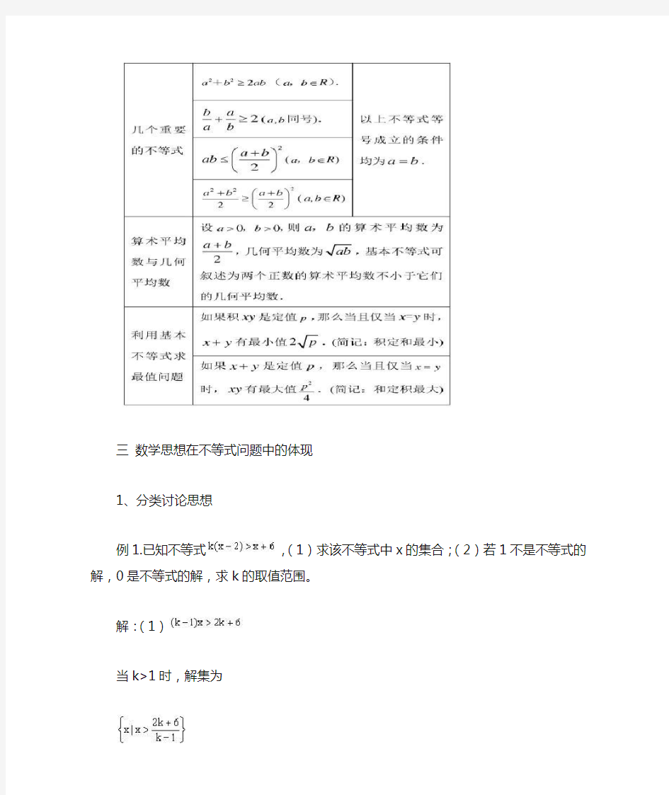 高中数学：基本不等式知识点总结