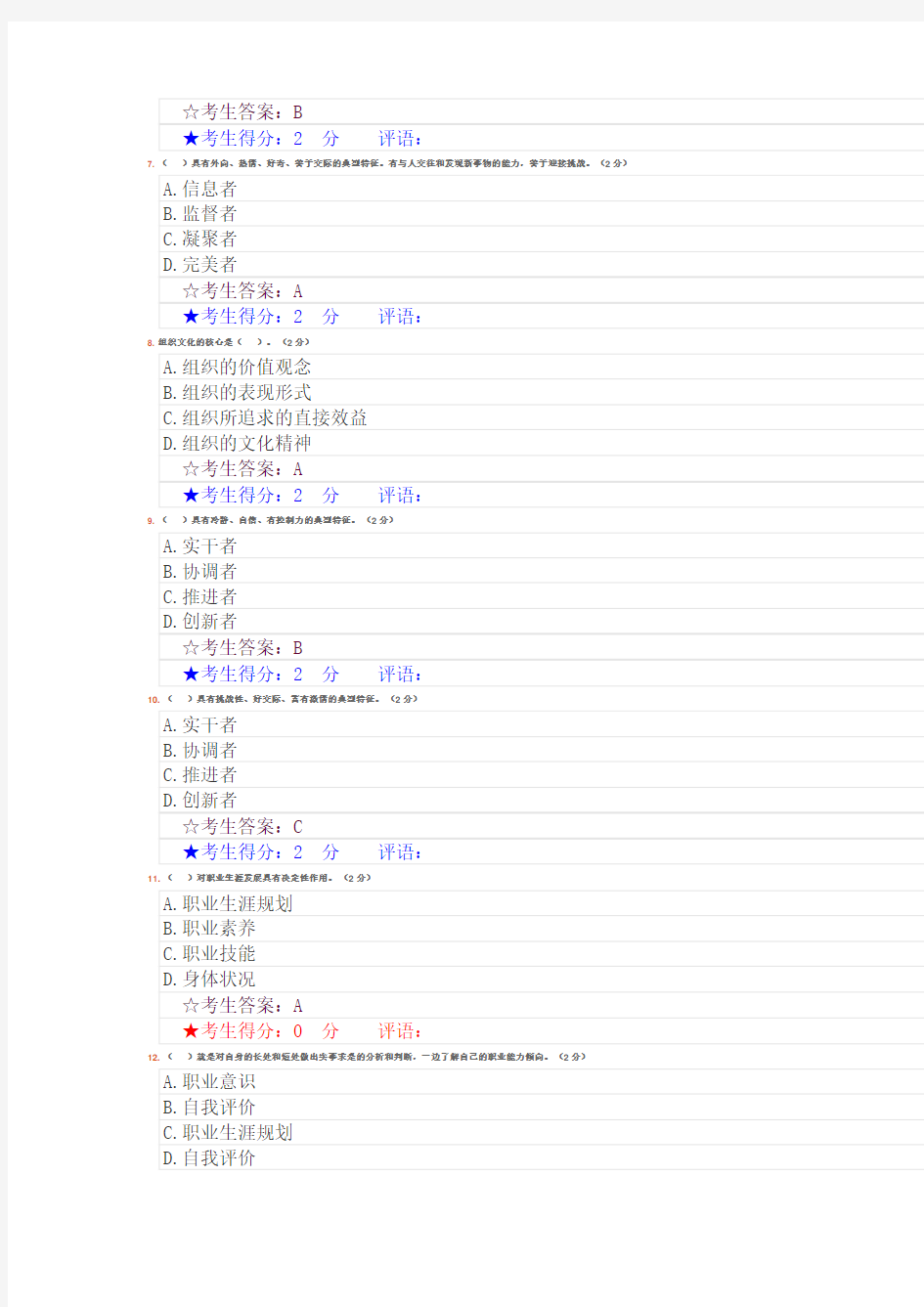 国家开放大学毕业实习实训(实践调查)答案