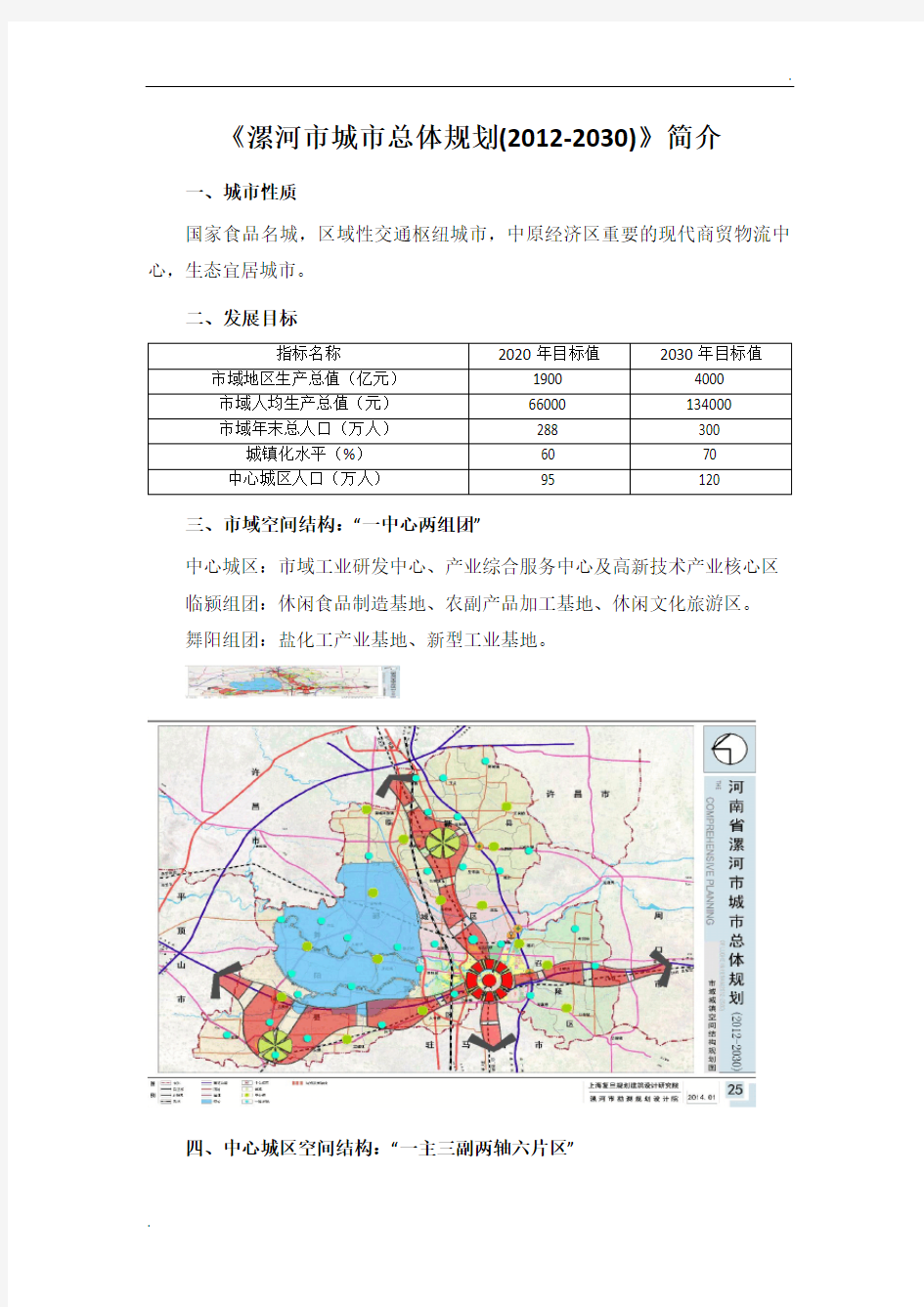漯河市城市总体规划(2012-2030)