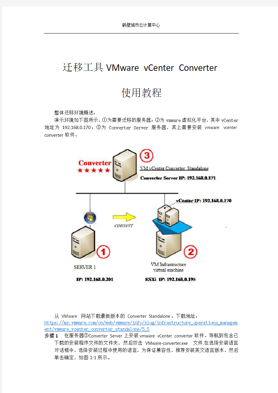 迁移工具vmware-converter使用教程